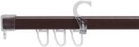 U-Schiene LIEDECO "U-STORELAU01GS" Gr. 4, braun (bronzefarben), B:1,95cm L:170cm