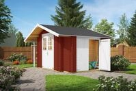 Nordic Holz Gartenhaus "Vilano 2" mit 3 getrennten Bereiche