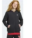 Kapuzensweatshirt ADIDAS ORIGINALS "LOOSE FULL ZIP AUS FLEECE", M&auml;dchen, Gr....