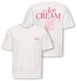 T-Shirt KIDS ONLY "KOGHELEN LIFE S/S LOOSE TEE JRS NOOS", M&auml;dchen, Gr. 158/164,
