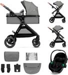 Kinderkraft Kombi-Kinderwagen "ESME 3IN1" 25 kg inkl. Babyschale MINK PRO 2 i-Size