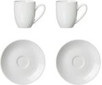 Ritzenhoff & Breker Tasse "Espressoset Bianco 4er Set wei&szlig;" Sp&uuml;lmaschinengeeignet