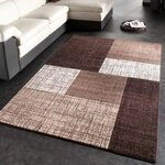 Paco Home Teppich "Mondial 105" rechteckig 13 mm H&ouml;he Kurzflor, modernes Karo