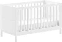 Vipack Babybett "in gradlinigem Design, standfest gebaut, pflegeleichte...