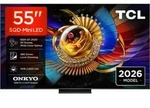 TCL QLED Mini LED-Fernseher "55Q7D ProX1", Energieeffizienz: E (A-G), schwarz,...