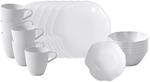 Geschirr-Set VILLEROY & BOCH "Fr&uuml;hst&uuml;cks-Set Pura 18er Set wei&szlig;", wei&szlig;, 18,