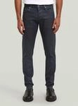 5-Pocket-Jeans G-STAR "3301 Slim Jeans", Herren, Gr. 35, L&auml;nge 32, blau (worn...