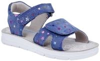 Sandale RICHTER "Sofia", M&auml;dchen, Gr. 25, dunkelblau, Veloursleder, Glitzer,