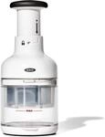 OXO Good Grips Zerkleinerer "950011" Gem&uuml;sehacker mit Auffangschale