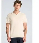 Poloshirt LINDBERGH "Poloshirt Slim Fit", Herren, Gr. S, beige (sanftes wei&szlig;),