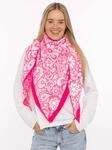 Zwillingsherz Dreieckstuch ""Blumige Aussichten"" Florales Muster, Kante Uni,...