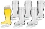 St&ouml;lzle Bierglas "Biergl&auml;ser Stiefel 250 ml 6er Set transparent"