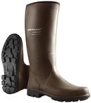 Gummistiefel DUNLOP "Purofort Terroir PRO", Herren, Gr. 43, braun (schwarz braun),