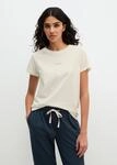 Pyjamaoberteil MARC O'POLO "Mix N Match Cotton Top SS", Damen, Gr. M, beige...