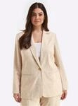Sheego Jackenblazer "Leinenblazer"