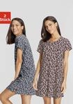 Vivance Dreams Sleepshirt Packung, 2 St&uuml;ck, mit Leo-Muster
