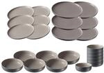 Geschirr-Set RITZENHOFF & BREKER "Teller und Schalenset Jasper 24er Set", grau, 24,