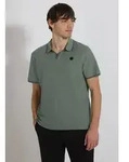 Poloshirt STREET ONE MEN, Herren, Gr. 3XL, dusty mint, Web, 50% Baumwolle, 48%