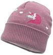 Strickm&uuml;tze MAXIMO, M&auml;dchen, Gr. 49, rosa (altrosa), Feinstrick, Baumwolle,