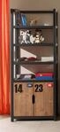 Vipack Kinderregal "Alex" Made in Europe, Standregal aus teilmassiver Kiefer und MDF
