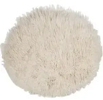 Wollteppich THEKO "Flokati XXL" Gr. 10, beige (natur), H:100mm &Oslash;:140cm, Wolle,