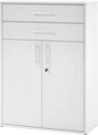 BEGA OFFICE Aktenschrank "Pronto" B&uuml;roschrank Grau abschlie&szlig;bar, Mehrzweckschrank