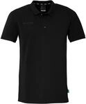 Poloshirt KEMPA "POLO SHIRT Prime", Herren, Gr. L, schwarz, Obermaterial: 65%