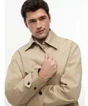 Langmantel TOMMY HILFIGER "DC TECHNICAL COTTON CARCOAT", Herren, Gr. XXL,...