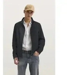 Blouson BUGATTI "DynamicSeries", Herren, Gr. 50, schwarz (390, marine), 100%