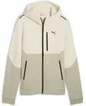 Sweatjacke PUMA "PUMATECH Kapuzenjacke Herren", Herren, Gr. S, alpine snow...