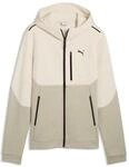 Sweatjacke PUMA "PUMATECH Kapuzenjacke Herren", Herren, Gr. S, alpine snow...