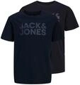 T-Shirt JACK & JONES JUNIOR "JJECORP LOGO TEE SS CN 2PK MP NOOS JNR", Jungen,...