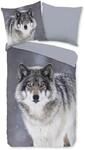 good morning Wendebettw&auml;sche "Wolfie" 2 Stk. Flanell, Biber, Winter, Warm,
