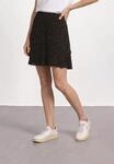 Minirock STREET ONE, Damen, Gr. 32, braun (molten earth), Stoff, 100% Viskose,