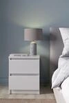 INOSIGN Nachttisch "Naia, 2 Schubladen, Aufbewahrung f&uuml;r das Schlafzimmer,...