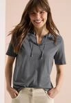 Tunikashirt CECIL, Damen, Gr. L (42), graphite light grau, Web, 100% Baumwolle,