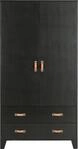 WOOOD Garderobenschrank "Dian" viel Stauraum, H&ouml;he 180 cm x Breite 94 cm