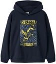 Name It Kapuzensweatshirt "NKMVELTEN LS RLX SWEAT WH UNB", Baumwollmischung,...
