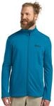 Fleecejacke JACK WOLFSKIN "KOLBENBERG FZ M", Herren, Gr. S (48), blau...
