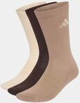 Sportsocken ADIDAS PERFORMANCE "C ESS CRW 3P", Damen, Gr. XXL (49/51), crystal...