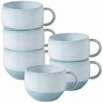 like. by Villeroy & Boch Tasse "Kaffeetassen Perlemor Aqua 190 ml 6er Set blau"