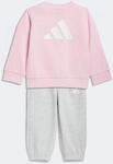 Trainingsanzug ADIDAS SPORTSWEAR "I BL FL JOG 240", M&auml;dchen, Gr. 80, clear...