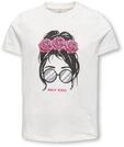 KIDS ONLY T-Shirt "KOGMIA LIFE REG S/S GIRL TOP FR ZA JRS" mit unterschiedlichen