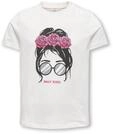 T-Shirt KIDS ONLY "KOGMIA LIFE REG S/S GIRL TOP FR ZA JRS", M&auml;dchen, Gr....