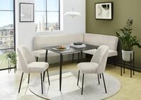 Jockenh&ouml;fer Gruppe Eckbankgruppe "Melvin (Set, 4-tlg. Tisch, Bank und 2...