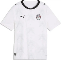 PUMA Trainingsshirt "&Auml;gypten 2026 Ausw&auml;rtstrikot Jugendliche" wei&szlig; feather gray
