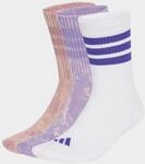 Funktionssocken ADIDAS PERFORMANCE "3S C CRW WSH 3P", Damen, Gr. L, magic lila,...