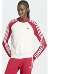 Outdoorjacke ADIDAS ORIGINALS "SST CLASSIC TRACK", Damen, Gr. XL, rot (cloud wei&szlig;,