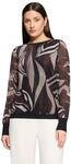 Kurzarmshirt BETTY BARCLAY "Damen mit Plissee", Damen, Gr. 36, taupe, schwarz,