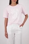 Monari T-Shirt "Shirt Druck platziert" Regular fit mit Schriftzug